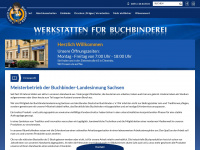buchbinder-chemnitz.de Webseite Vorschau