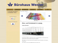 buerohaus-werner.de Webseite Vorschau