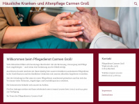 pflegedienst-carmengross.de Webseite Vorschau