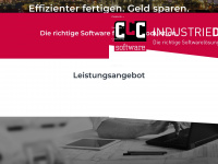 ccc-industriesoftware.de Webseite Vorschau