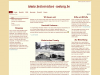 historisches-coswig.de Webseite Vorschau