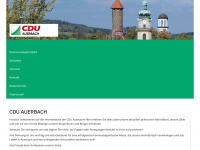 cdu-auerbach.de Webseite Vorschau