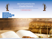 claudia-dietrich.de Webseite Vorschau