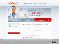 doc24-arztvermittlung.de Webseite Vorschau
