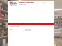 stadtbibliothek-colditz.de Webseite Vorschau