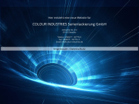 colour-industries.de Webseite Vorschau