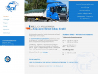 containerdienst-eibau.de Webseite Vorschau