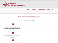 lindner-feinkartonagen.de Webseite Vorschau