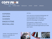 copy-phon.de Webseite Vorschau