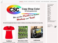 copyshopcolor.de Webseite Vorschau