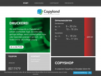 copyland.de Webseite Vorschau