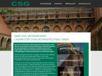 csg-geruest.de Webseite Vorschau