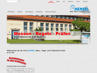 hensel-cunewalde.de Webseite Vorschau