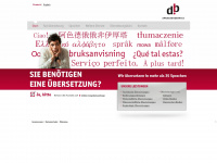db-sprachenservice.com Webseite Vorschau
