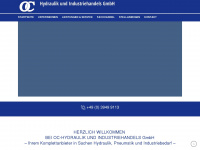 oc-hydraulik.de Webseite Vorschau