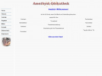 amethyst-diskothek.de Webseite Vorschau