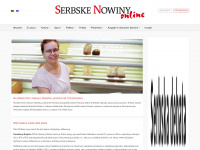 serbske-nowiny.de Webseite Vorschau