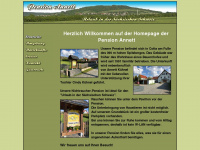 pension-annett.de Webseite Vorschau