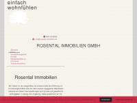 rosental-immobilien.de Webseite Vorschau