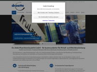 dr-oette-maschinenbauteile.de Webseite Vorschau