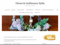 dylla-uhren.de Webseite Vorschau