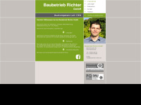 baubetrieb-richter.de Webseite Vorschau