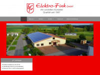 elektro-fink.de Webseite Vorschau
