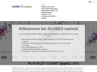 acomed-statistik.de Webseite Vorschau