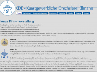 kd-ellmann.de Webseite Vorschau