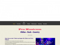 pro-musicum.de Webseite Vorschau