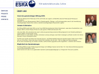 esra.info Webseite Vorschau