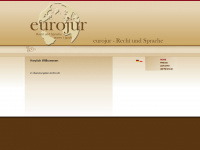 euro-jur.de Webseite Vorschau