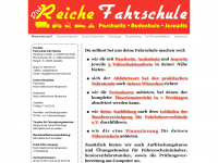 fahrschule-reiche.de Webseite Vorschau
