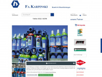 fa-karpinski.de Webseite Vorschau