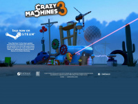 crazy-machines.com Webseite Vorschau