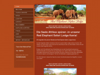 red-elephant-lodge.com Webseite Vorschau