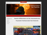 feuerwehr-hartmannsdorf.de Webseite Vorschau