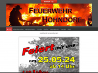 ffhohndorf-erz.de Webseite Vorschau