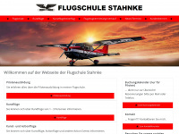 flugschule-stahnke.de Webseite Vorschau