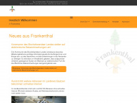 gemeinde-frankenthal.de Webseite Vorschau