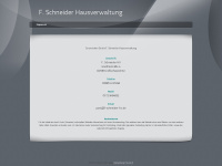 f-schneider-gmbh.de Webseite Vorschau