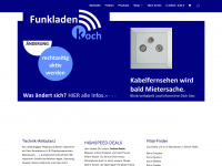 funkladen-koch.de Webseite Vorschau