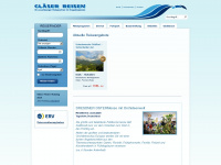 glaeser-reisen.de Webseite Vorschau
