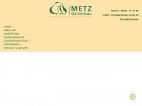 gartenbau-metz.de Webseite Vorschau