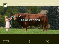 limousinhof-klemm.de Webseite Vorschau