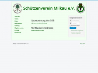 schuetzen-milkau.de Webseite Vorschau