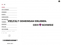 cevi.ch Webseite Vorschau