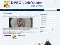 dpsg-bielefeld.de Webseite Vorschau