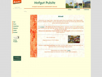 hofgut-pulsitz.de Webseite Vorschau