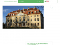 cdu-wachau.de Webseite Vorschau